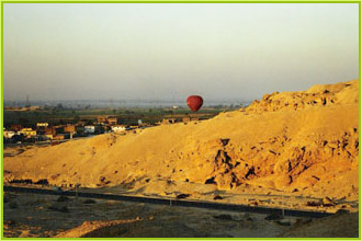 Entry road to the Valley of the Kings
